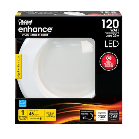 Feit Electric LED DWNLGHT BW 5-6"" 120W LEDR56XHO/930CA